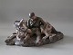 Dahl Jensen figurine1271 Wounded soldier with a horse (LJ) 25 cm