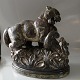 Royal Copenhagen Art Pottery21206 RC Leopard with snake , KK March 1954 ca. 28 cm