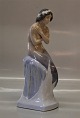 Royal Copenhagen figurine 1210 RC Mermaid on ice rock Chr. T pre-1910 26 x 10