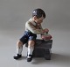Dahl Jensen figur1205 Dreng med snurretop 17,5 cm (DJ)