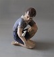 Dahl Jensen figurine1270 Boy with mouse (DJ) 13 cm
