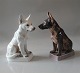 Dahl Jensen figur1100 "King Tut" Schæferhund på fod 15 cm