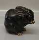 Royal Copenhagen Art Pottery22694 RC Rabbit Mother December 1979 JG 13,5 x 15 cm