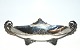 Beautiful bowl on feet, SilverHeight 10.5 cm