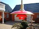 PH loftlampe pendel model 3-2 jubilærum i rød 5000 m2 udstilling