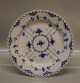 1084-1 Dinner25 cm Blue Fluted Full Lace
