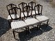 6 Spisestue stole i mahogni model farri jensen nr 1 fin stand 5000 m2 udstilling 