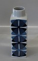 Aluminia kunstfajance 661-3455 Kgl. Blå Baca Firkantet vase 19 cm Ellen Malmer