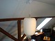 Loftlampe model radihuspendel/kinapendel i mat glas istandsat 5000 m2 udstilling