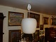 Loftlampe model radiohus pendel/kinapendel i mat glas istandsat 5000 m2 udstilling