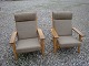 Et par hvile stole model GE 290 tegnet af Hans Wegner lavet på Getma Møbelfabrik i fin stand 5000 m2 udstilling