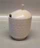 White B&G PorcelainMarmelade Jar Modern Design Off white 15.5 cm