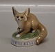 Royal Copenhagen figurine 557-947 Fox on a small base 5 x 7 cm Chr. Thomsen pre-1910