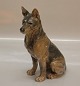 Royal Copenhagen figurine 1688 German Shepherd Sitting Designed Peter Herold 1914