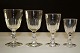 Christian den VIII portvin og snapseglas, Berlinois glas med oliveslibninger