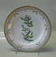 Kongelig Dansk Porcelæn Flora Danica20-3549 Middagstallerken  25 cm Centiana campestris L. Nyt # 624  (Fra 1958)