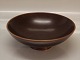 Royal Copenhagen Aluminia Faience Bremerholm 1931 Brown glaed bowl 7 x 22.4 cm