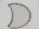 Blue FanMoon shaped dish 21 cm. #11551