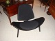 Hvilestol designet af Hans Wegner model ch 07 skalstolen i meget fin stand 5000 m2 udstilling