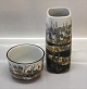 Royal Copenhagen Aluminia Faience Faience RC Faience 963-3763 Vase 20 cm
