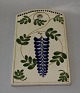 Aluminia kunstfajance 529-522 Smørrebrædt Design Philip Schou ca 1908 firkantet 25 x 15 cm,