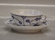 Antique Blue Fluted Danish Porcelain088-1 Cup 4 x 8 cm and saucer 11 cm
