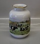 B&G PorcelainVase 17 cm with cows and calv from Danish Catlle
