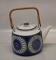 Aluminia kunstfajance 550-3319 Stor tekande "Annette" 1.5 l. Berte Jessen 1963 Tenera