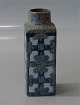 Aluminia Copenhagen Faience RC Faience 711-3258 Square vase 12 cm. Baca, Nils Thorsson