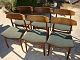 6 palisander stole i dansk design fra 1960érne. 5000 m2 udstilling.