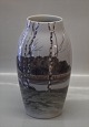 Bing & GrøndahlB&G 8322-243 Vase landskab med birketræer 25 cm