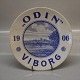 Aluminia Copenhagen Faience 1906 Odin Brewery Viborg 19 cm