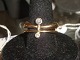 14 kt Bremer ring  med 2 stk brillianter a 0,10 ct str 58 5000 m2 udstilling