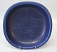Aluminia Copenhagen Faience2723 RC Marselis Blue bowl with Fish 19 cm Nils Thorsson