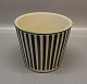 Aluminia kunstfajance 1557 Aluminia Veronica Urtepotte 14 x 17 cm I grøn/brun ca 1956