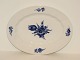 1Blue Flower AngularPlatter 25 cm. #8605