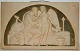 P. Ipsen relief i terracotta 19. århundrede efter B. Thorvaldsen´s relief, Rom 1823.