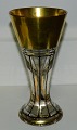 Glas med gulddekoration ca. 1900