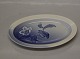 B&G porcelæn Blå Julerose 012 c Fad til saucenæp 16,5 cm