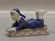 Royal Copenhagen figurine 5659 RC Girl on toboggan 8 x 12.5 cm Sterett Kelsey