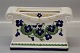 Aluminia Copenhagen FaienceRC Aluminia 650-472 Flower Vase squarre 13.5 x 22 cm (Sloth-Møller 1907)