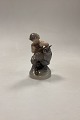 Royal Copenhagen Figur Faun med Ugle No. 2107