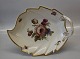 Lyngby porcelain KPM Rosenborg Leaf shaped dish with 24 cm