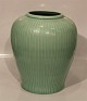 Aluminia kunstfajance  2649 Stor Grøn Marselis Vase