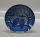 Bing & Grøndahl B&G 1895-1995 Kragernes Jul  1st udgave Håndmalet 15 cm