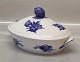 8174-10 Ragoutfad, ovalt, gl. Model 30 cm Kongelig Dansk Porcelæn Blå Blomst Flettet 