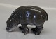 Lyngby Porcelain 84 Hippo Young7 x 11 cm