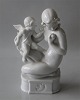 Dahl Jensen figurine1034 Venus & Cupid (Blanc de chine) (Poul Lemser)