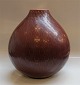 Aluminia Copenhagen Faience2647 Marselis Large Brown Vase 28 cm Nils Thorsson 1953