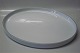 Royal Copenhagen Aluminia fajance Blåkant 3080 Stort ovalt fad 31,5 x 40 cm